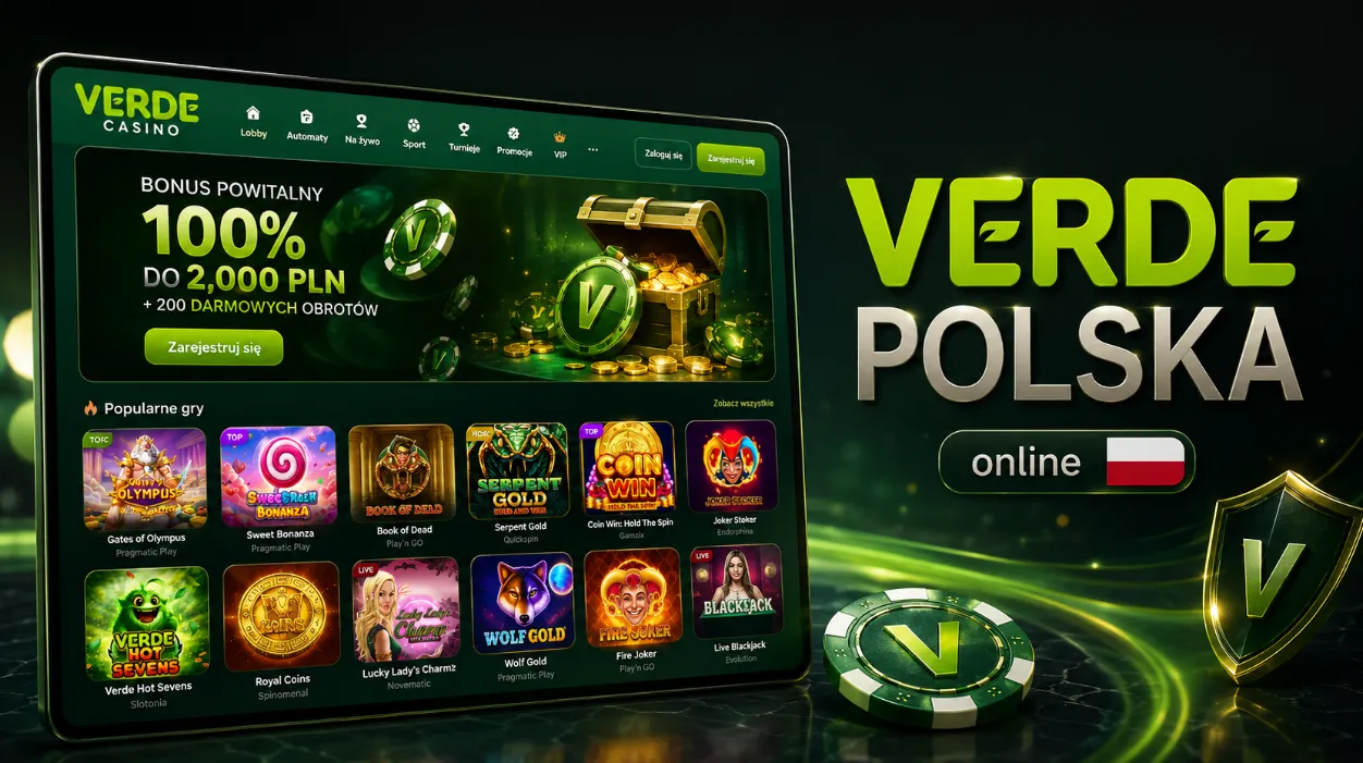Verde Casino dla graczy z Polski z bonusami grami i cashbackiem
